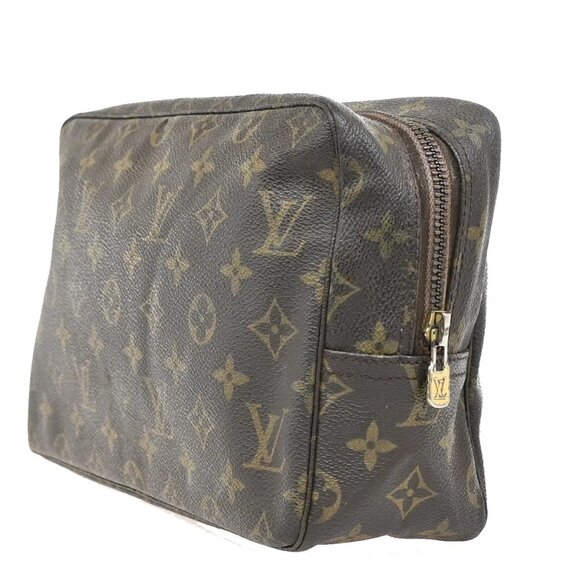 LOUIS VUITTON Trousse Toilette 28 Clutch Hand Bag Monogram Brown M47522 68EF490 - Picture 3 of 16